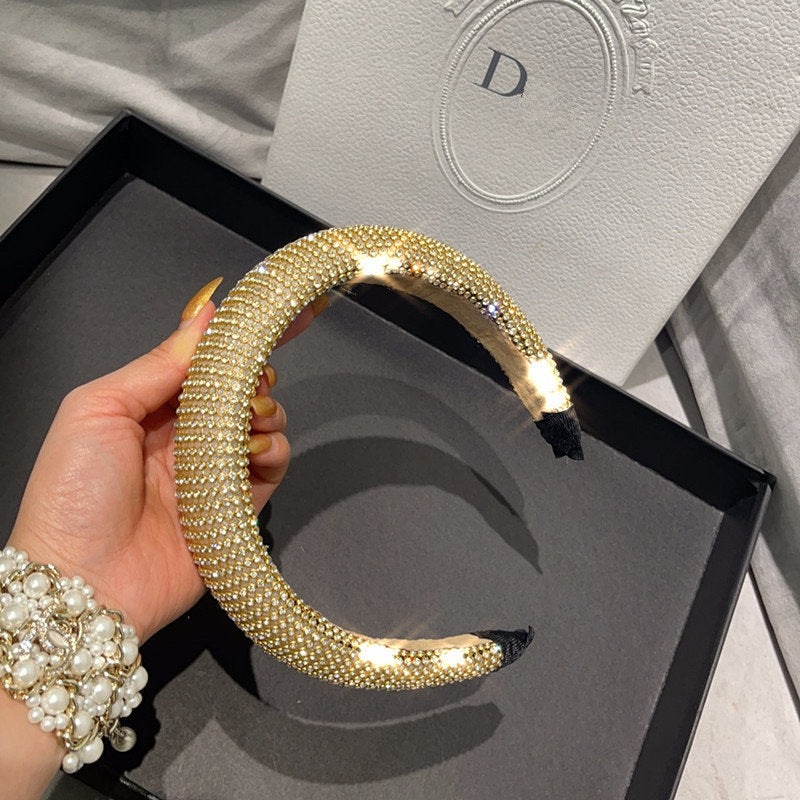 Korean simple full diamond headband