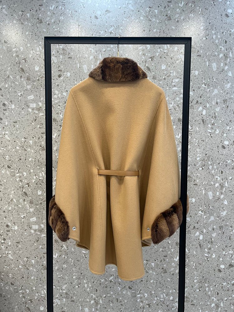 Cashmere Cape Rabbit Fur