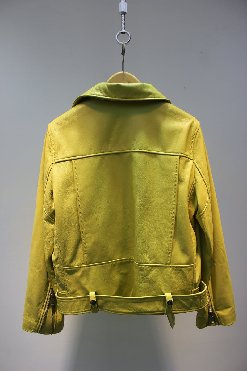 black sheepskin jacket