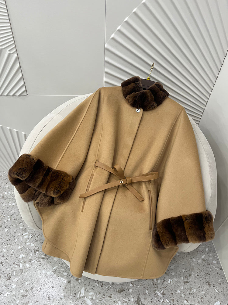Cashmere Cape Rabbit Fur