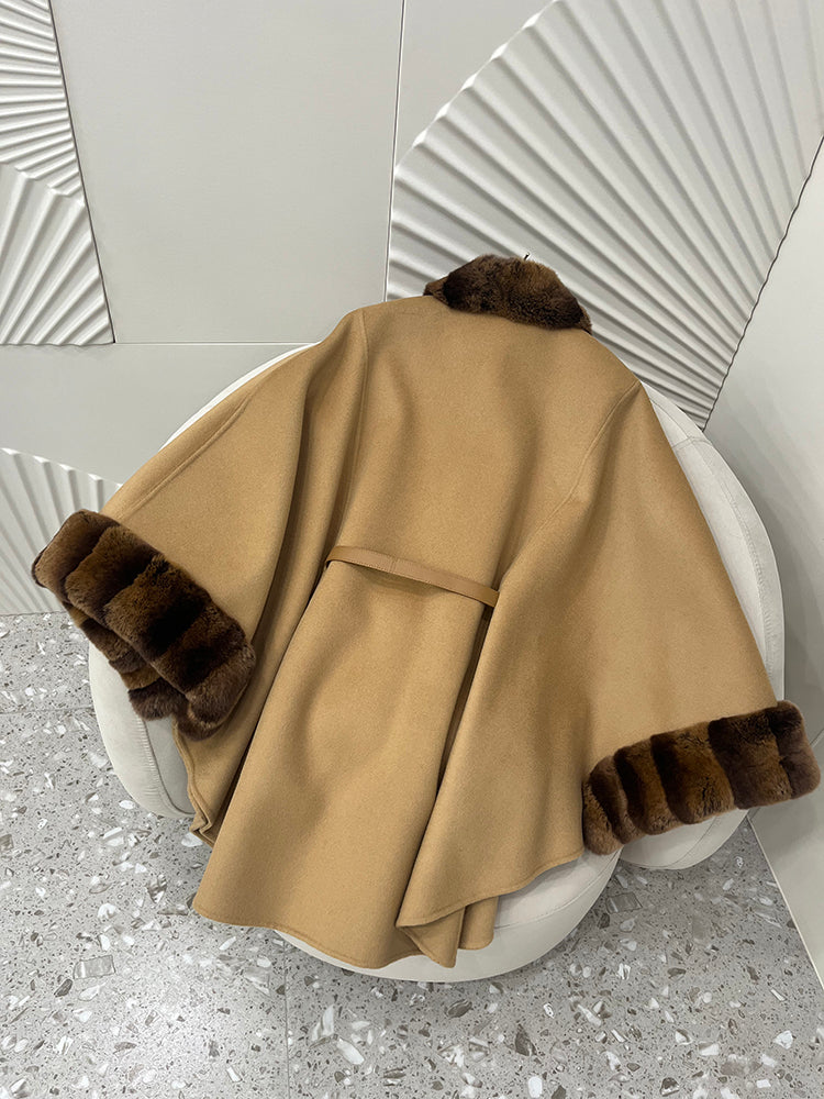 Cashmere Cape Rabbit Fur