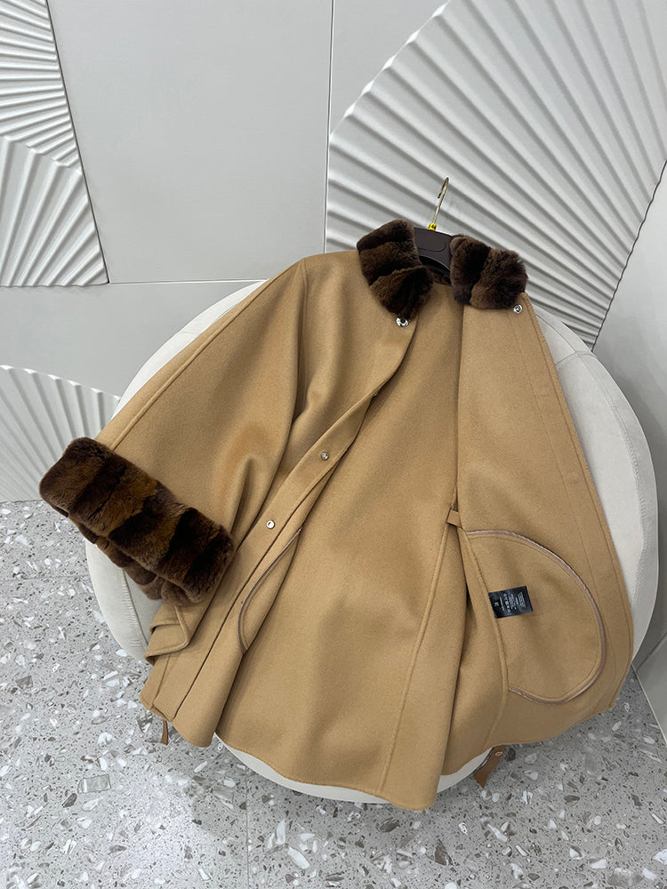 Cashmere Cape Rabbit Fur