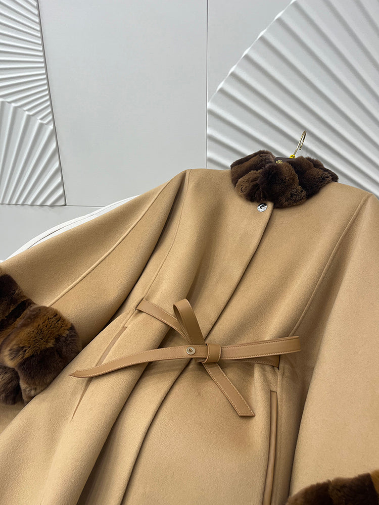 Cashmere Cape Rabbit Fur