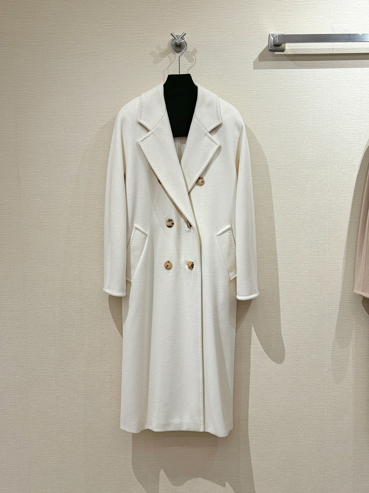 Sheep wool cashmere coat