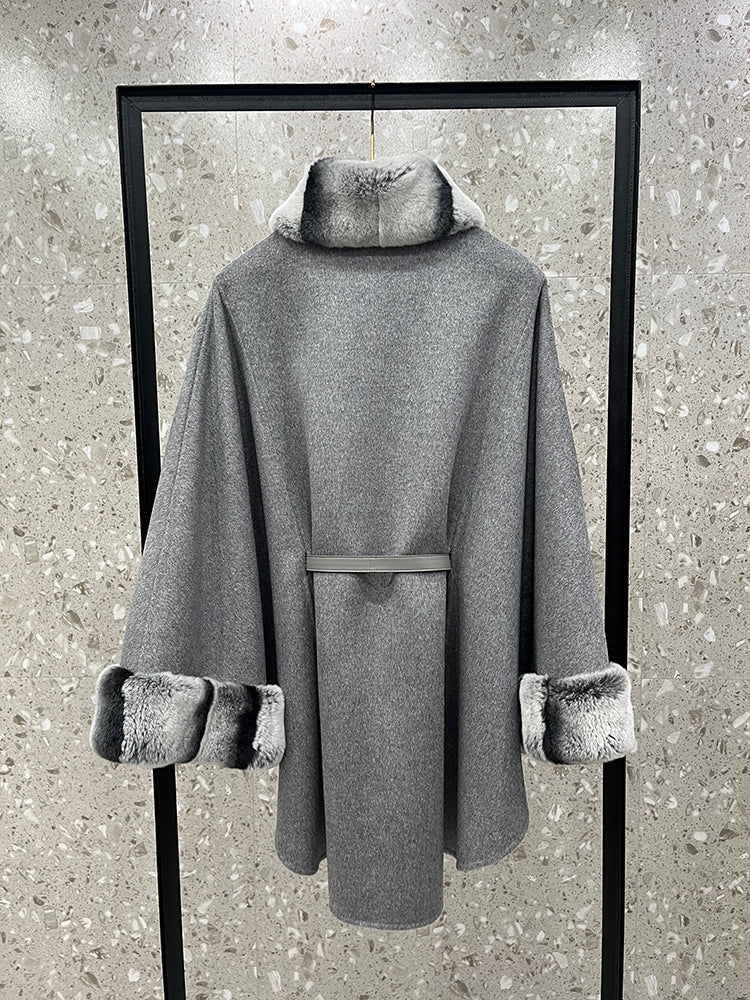 Cashmere Cape Rabbit Fur