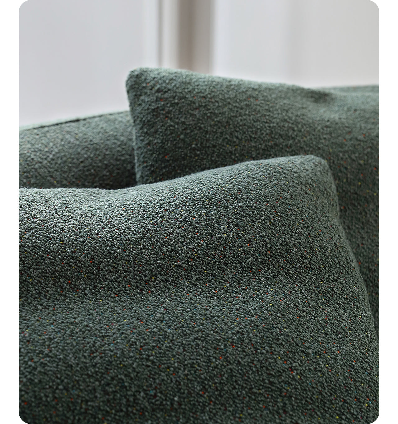 Retro sofa crescent sofa curved designer moon sofa villa double-sided fabric sofa