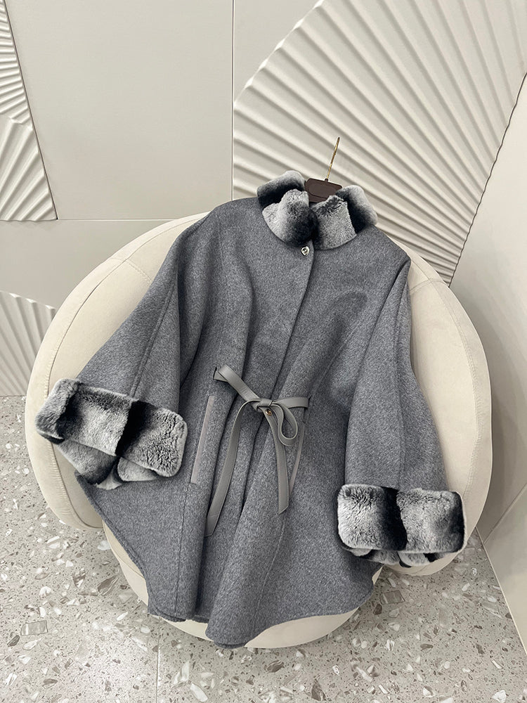 Cashmere Cape Rabbit Fur