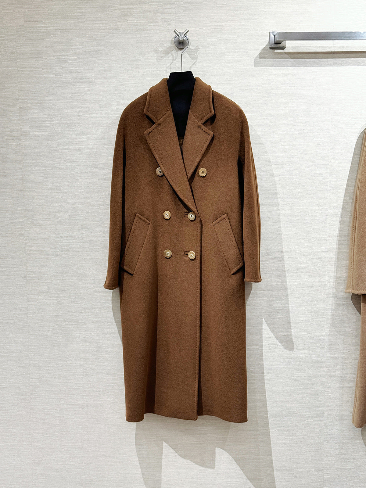 Sheep wool cashmere coat