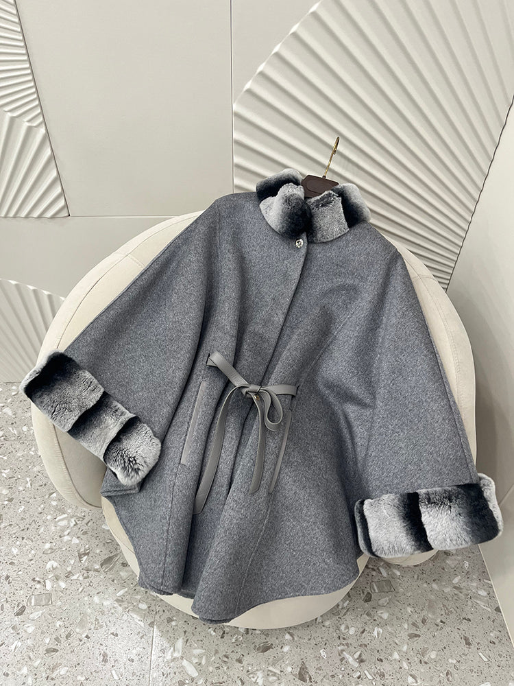 Cashmere Cape Rabbit Fur