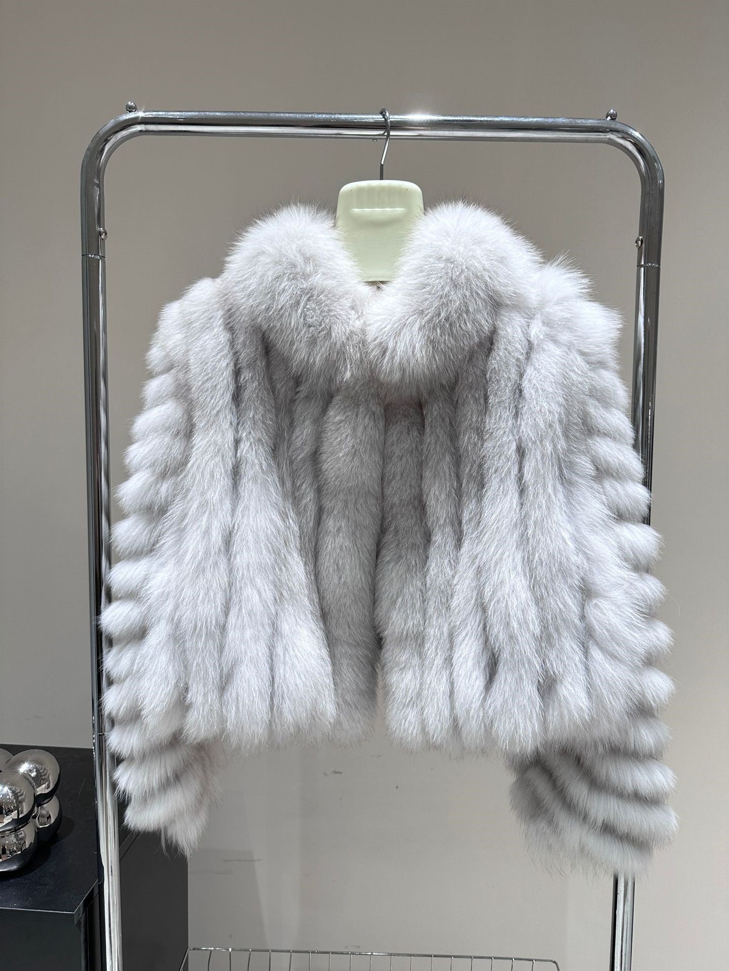 Fox fur coat