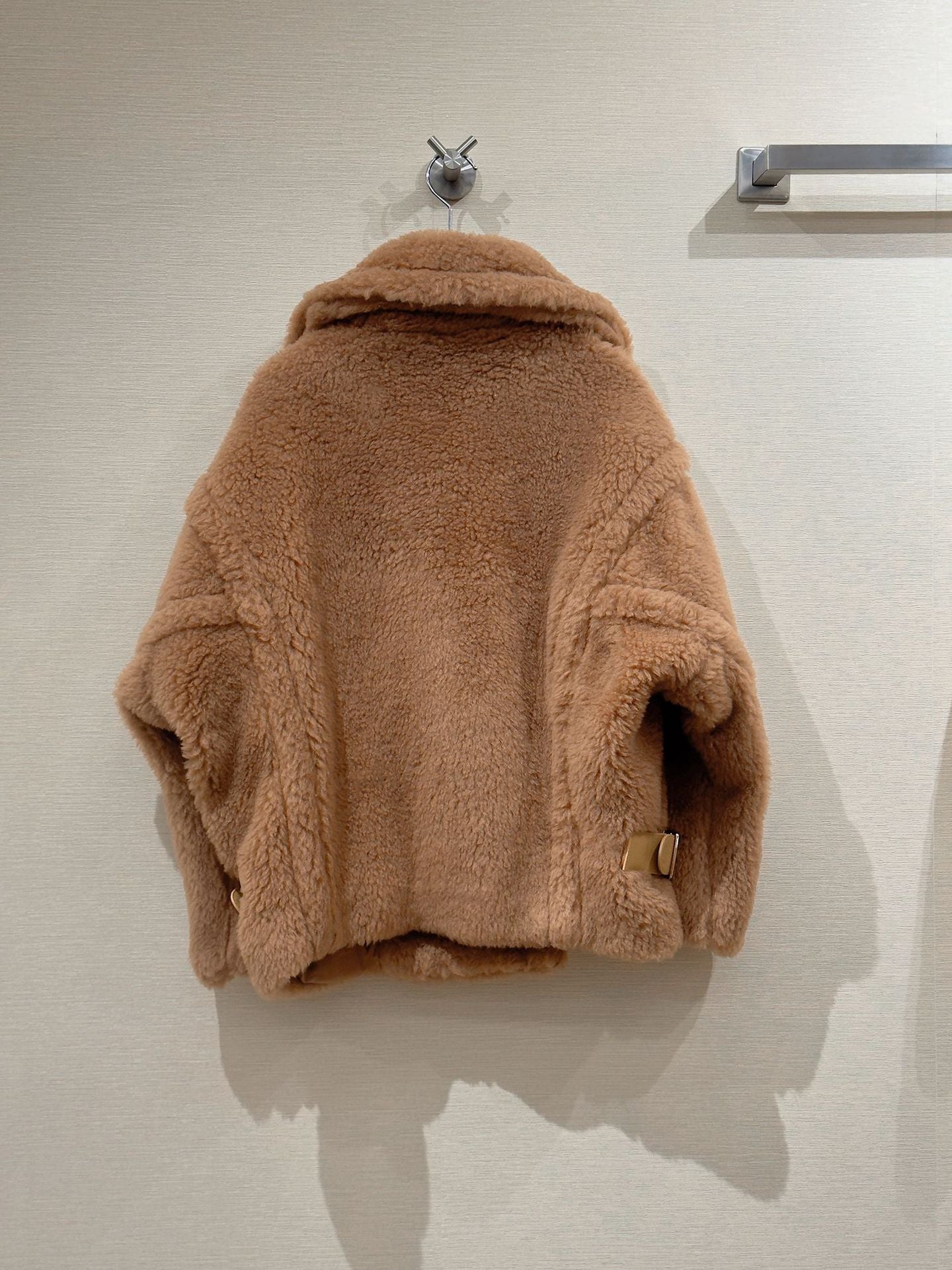 Biker Teddy Bear Alpaca Fur Jacket