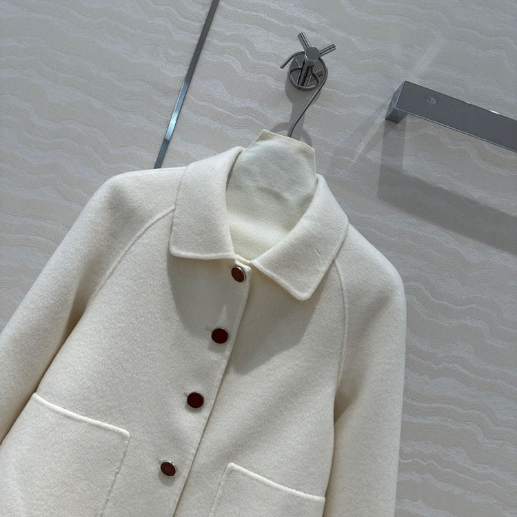 Double-faced cashmere jacket