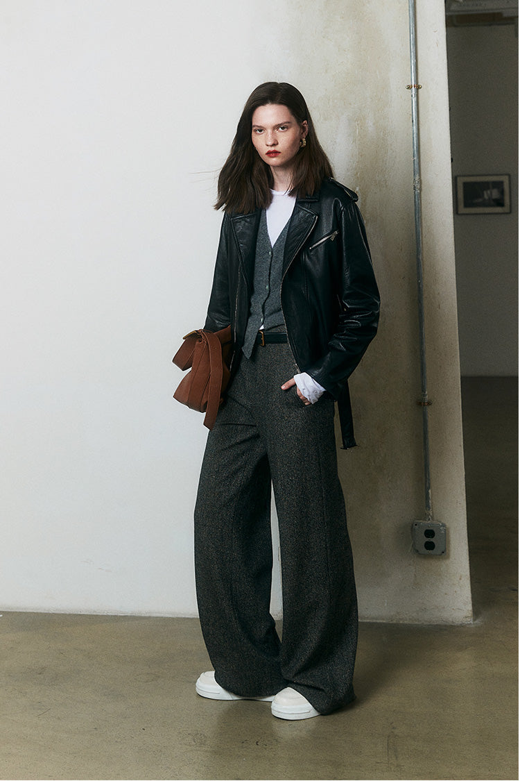 Custom spun fine yak cashmere three-piece set