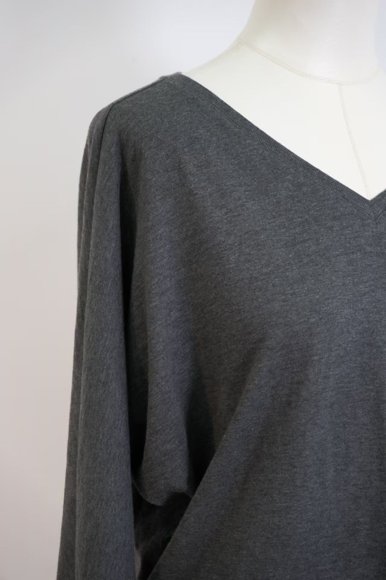 Early Autumn Tops V-Neck Long Sleeve T-Shirt