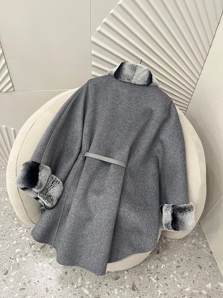 Cashmere Cape Rabbit Fur