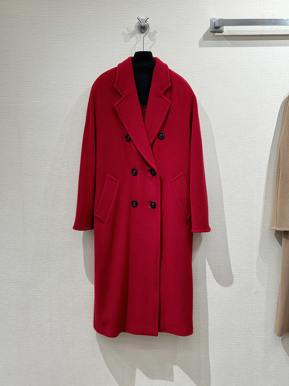 Sheep wool cashmere coat