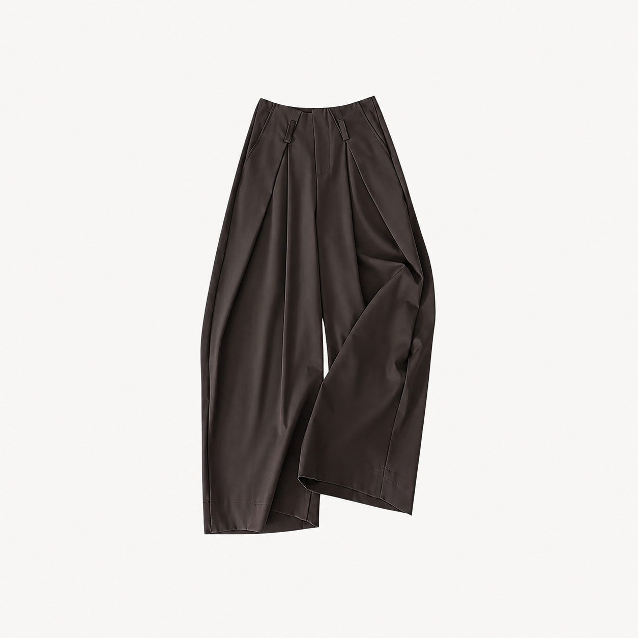 PLEATED TAPERED PANTS