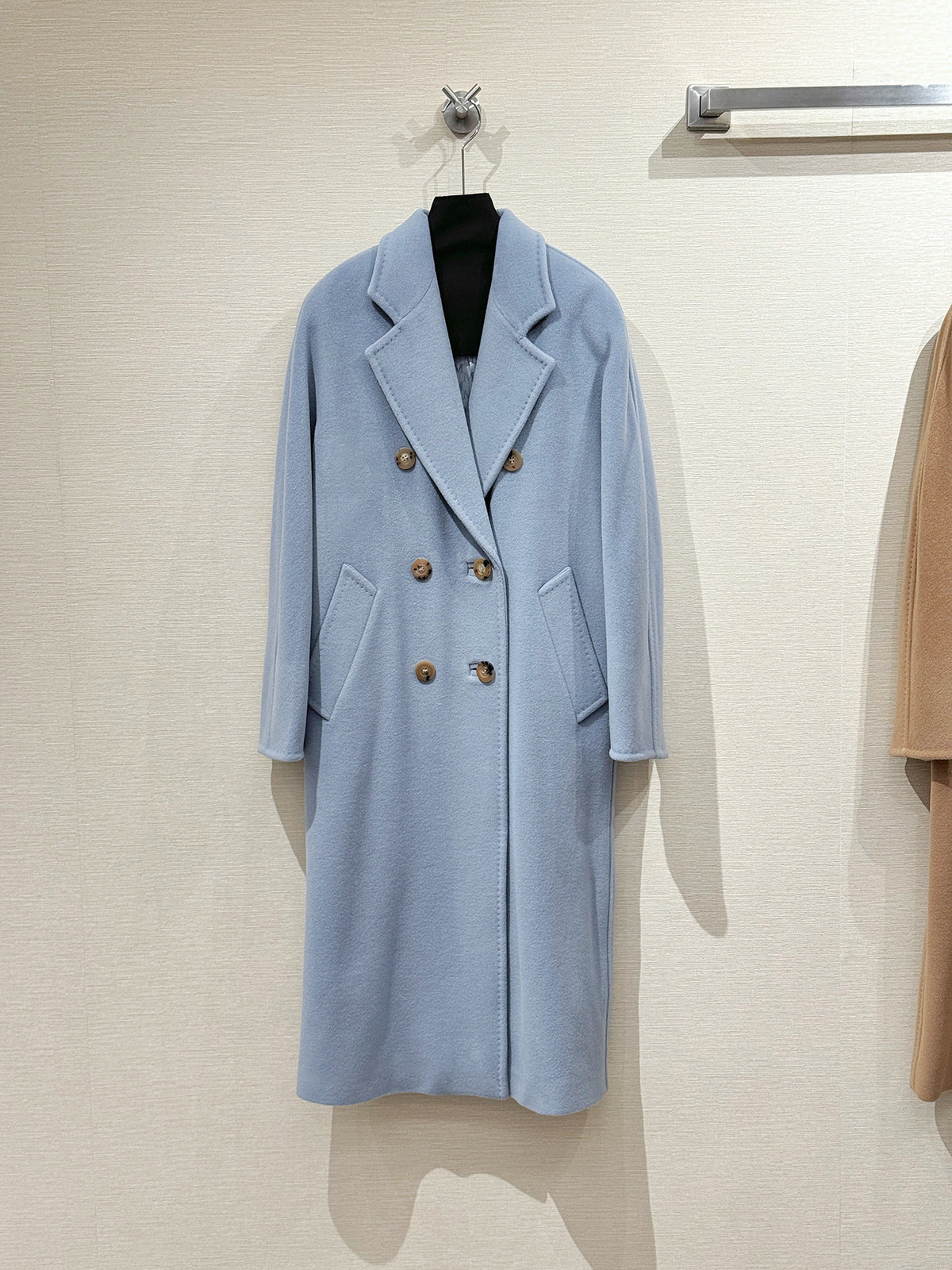 Sheep wool cashmere coat