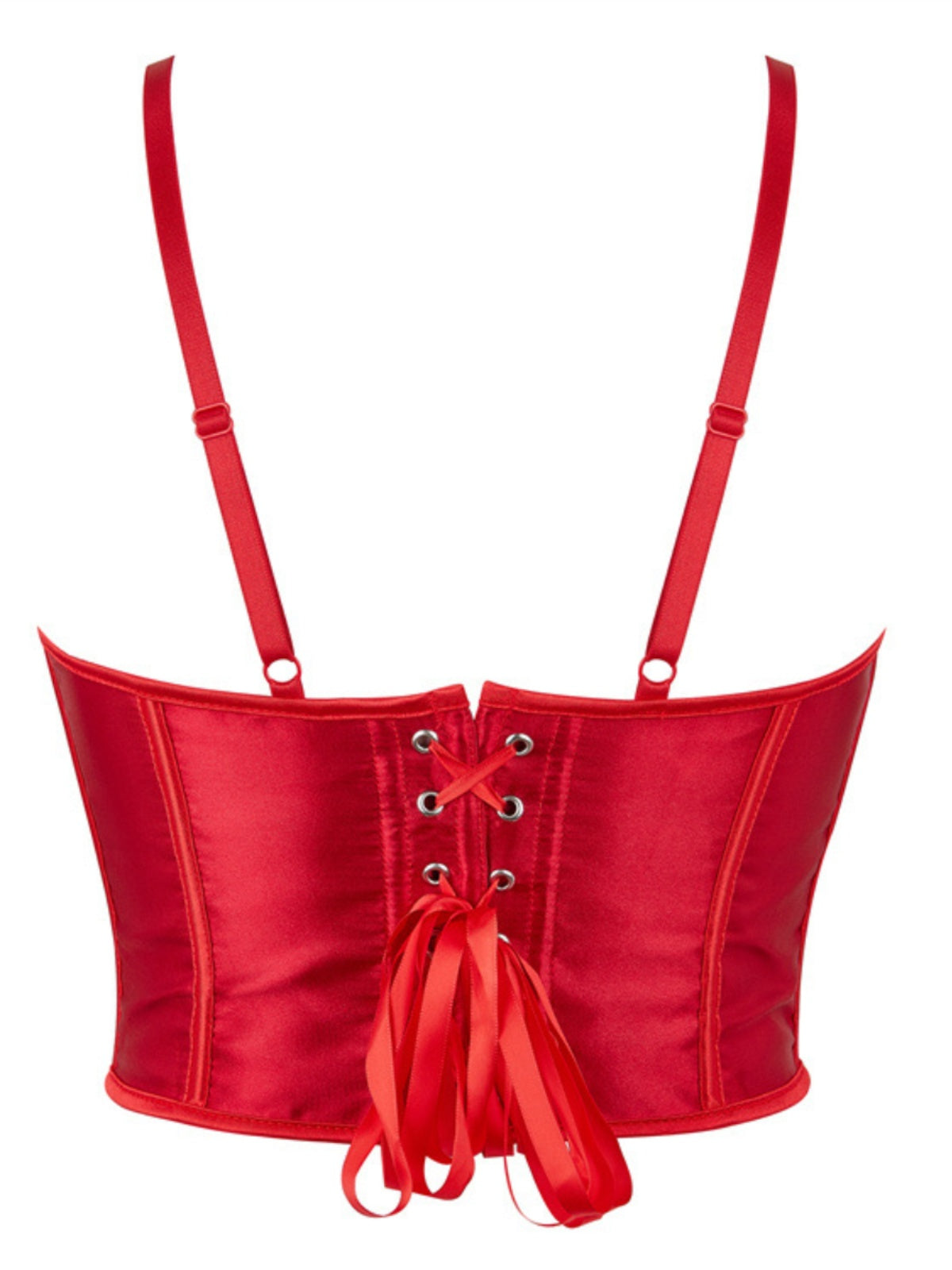 Red fishbone camisole European and American slim fit inner and outer top