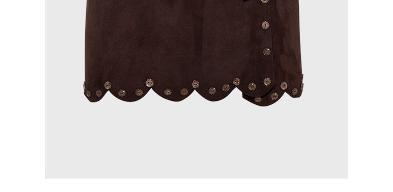American retro short skirt