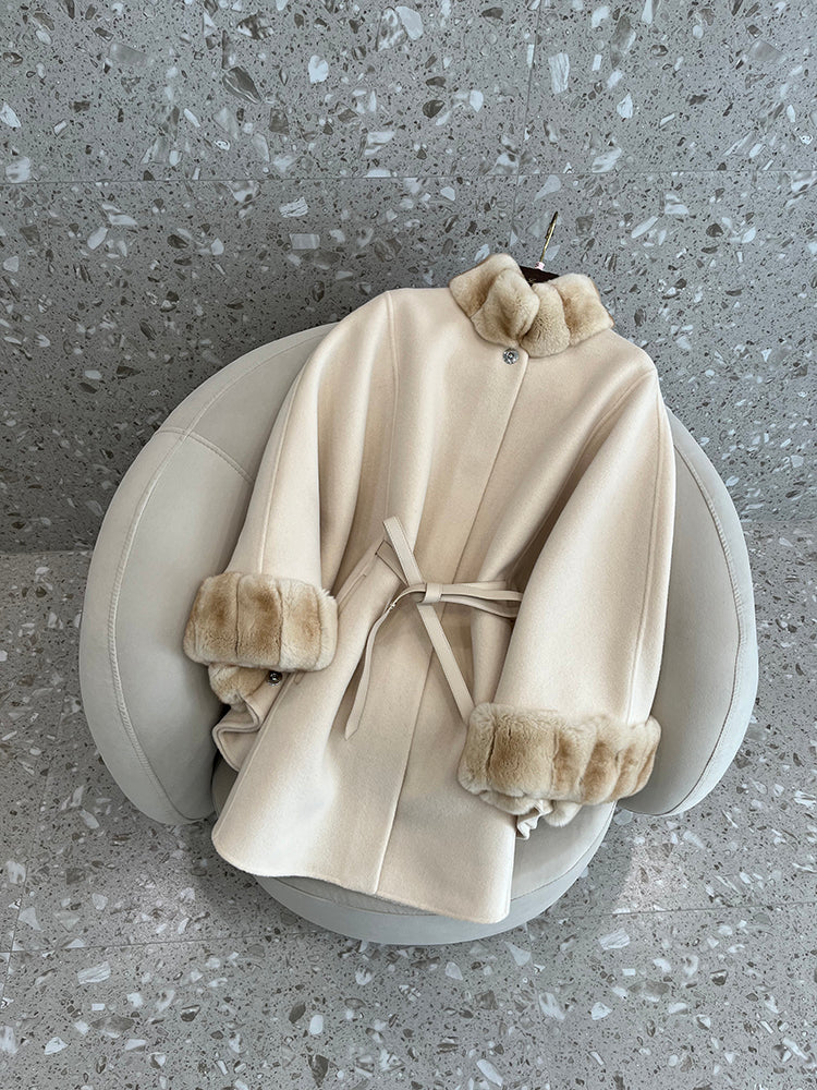 Cashmere Cape Rabbit Fur