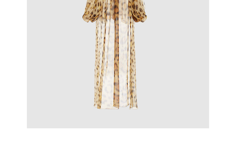 Leopard Print Halter Vest Sexy Hot Girl Style 2024 Summer New Temperament Pure Lust Top for Women