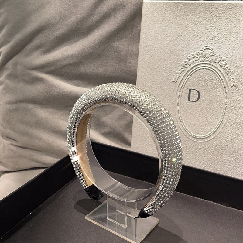 Korean simple full diamond headband