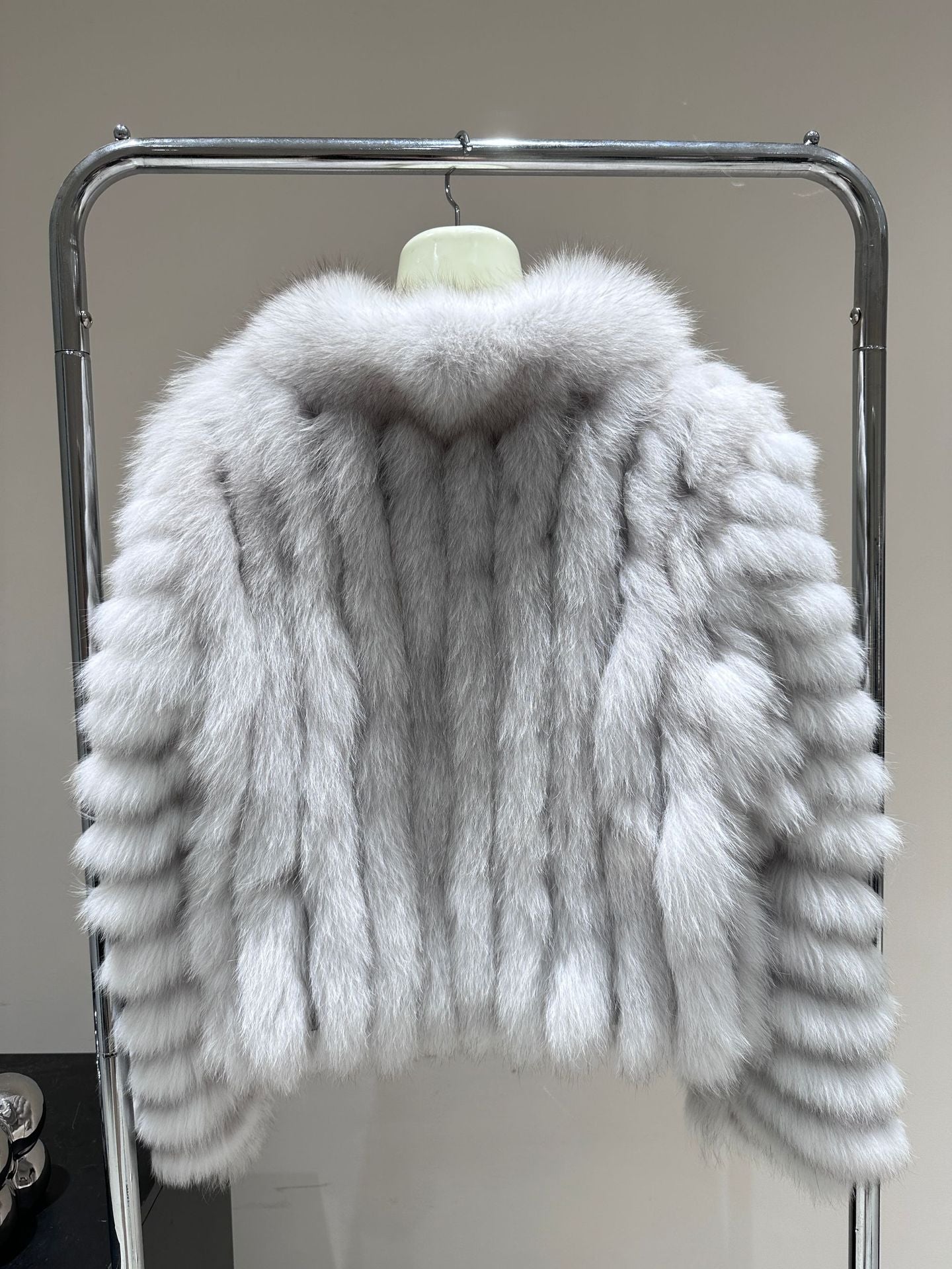 Fox fur coat