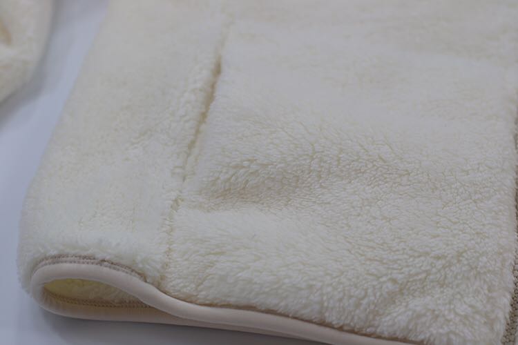 Long sleeve plush coat