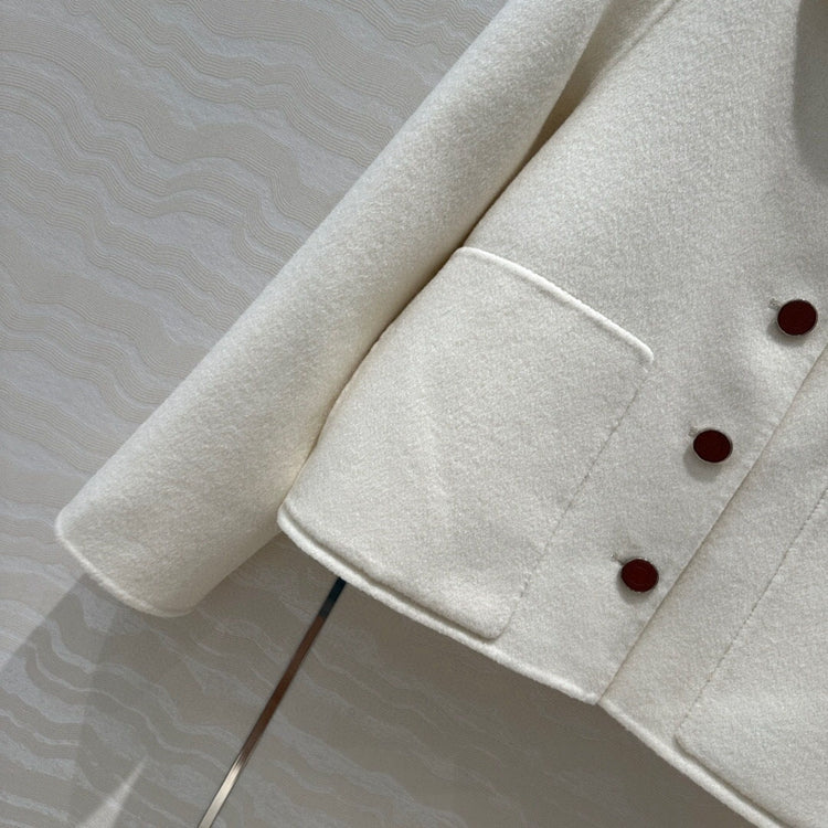 Double-faced cashmere jacket
