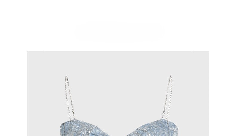 Faux Denim Camisole