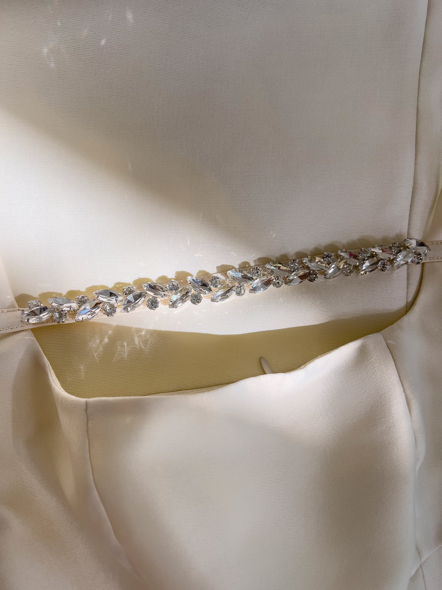 French Vintage Satin Dress