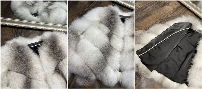 Fox fur coat