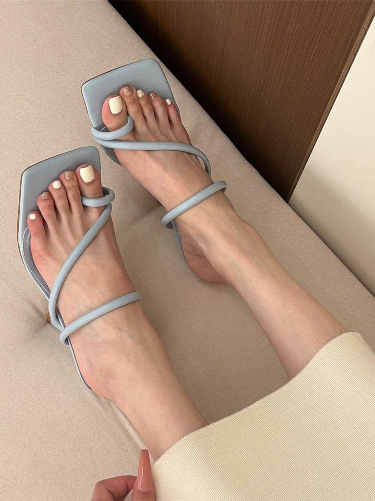New square toe stiletto high heels