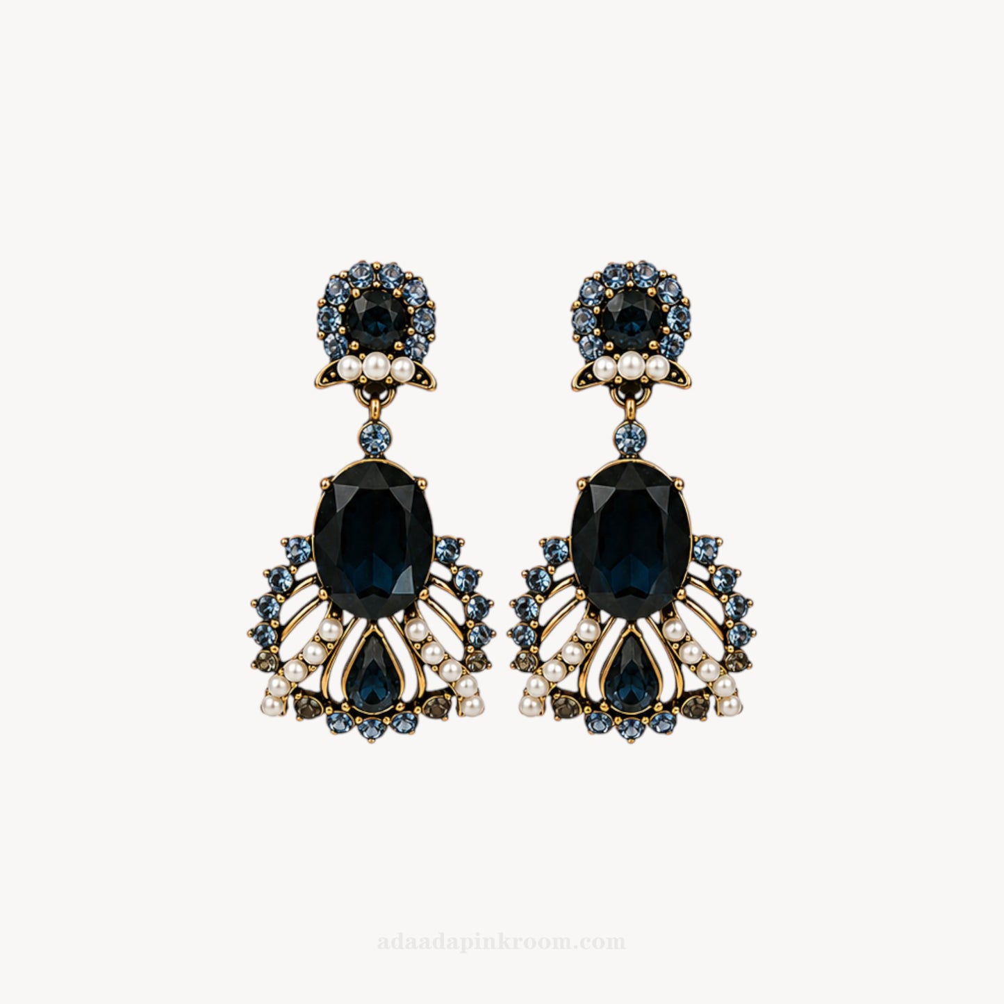 Embellished Jewel Drop Earrings