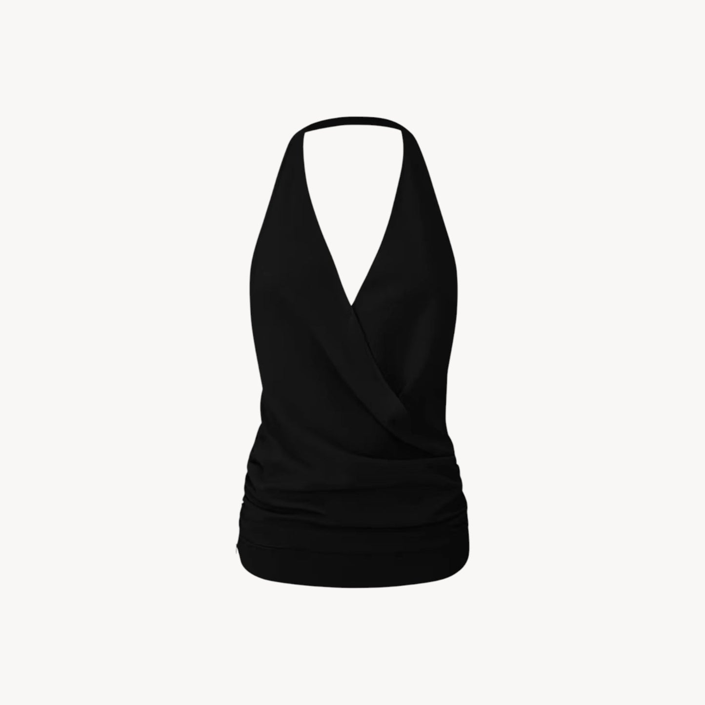 HALTER WRAP TOP