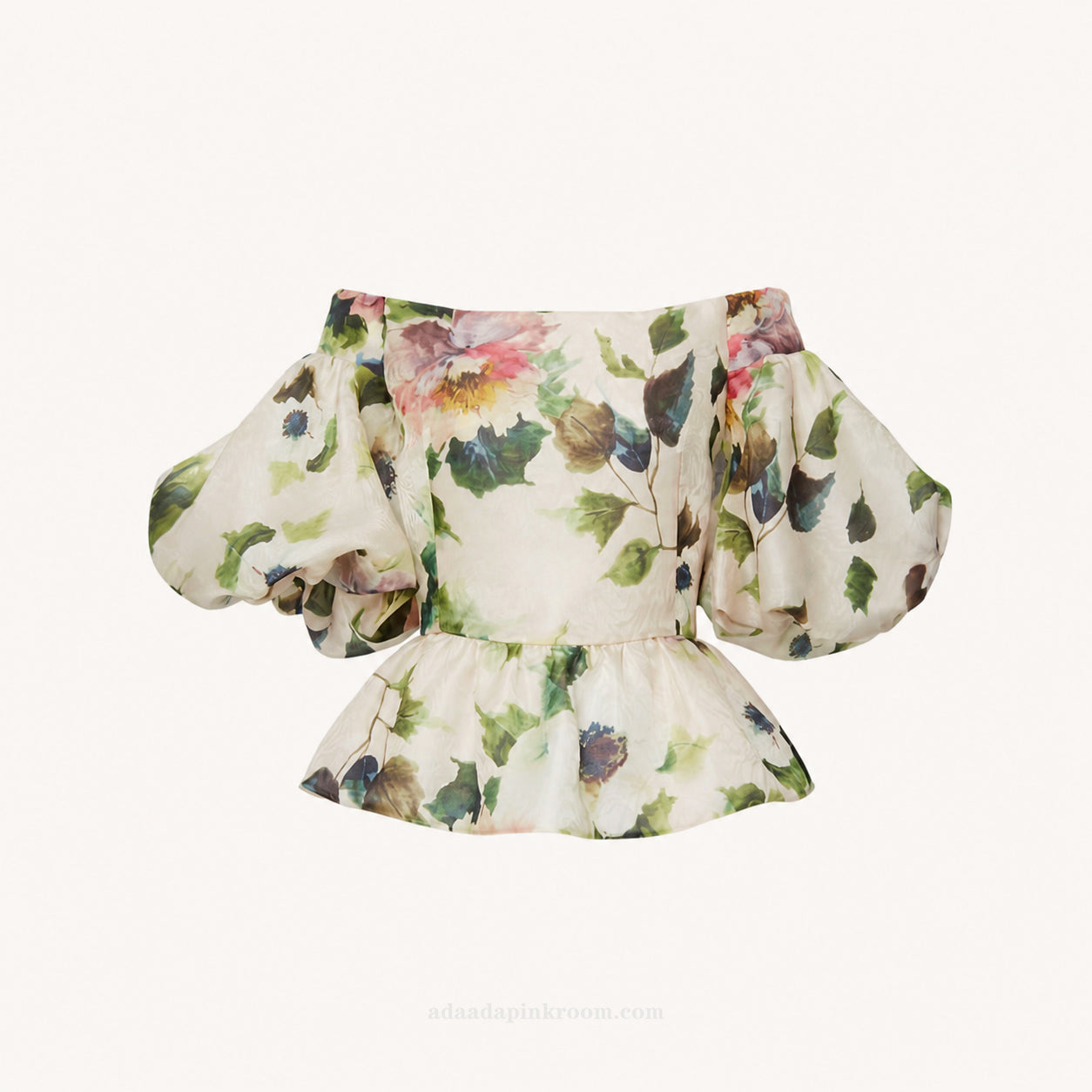 FLORAL OFF-THE-SHOULDER TOP