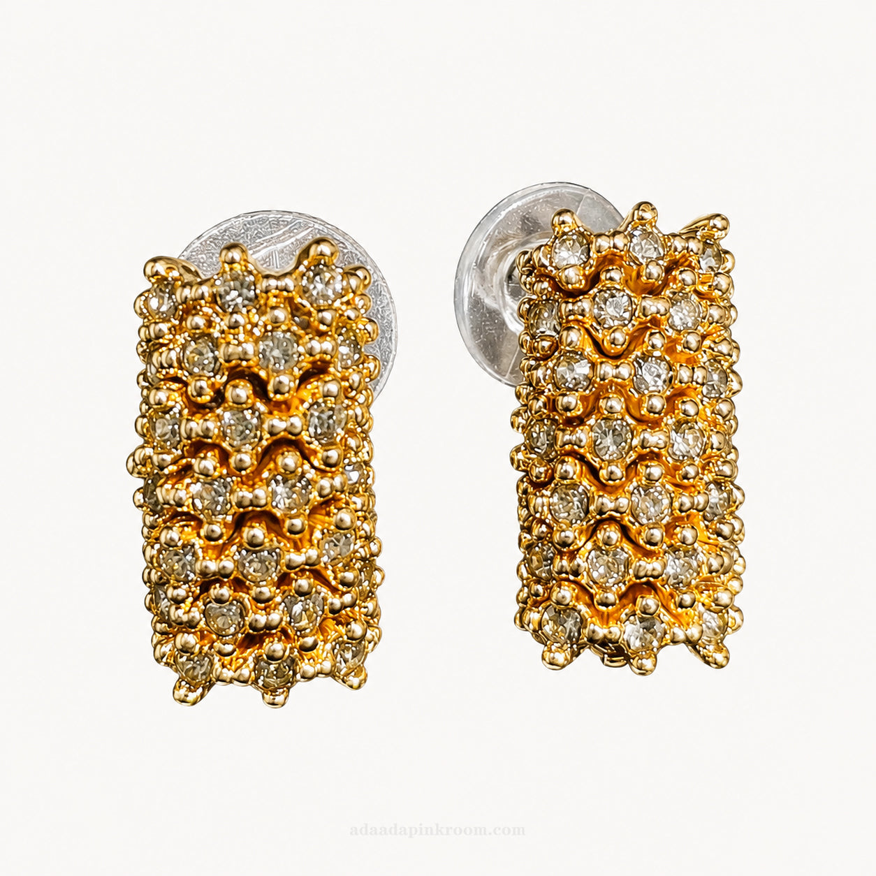 Crystal Huggie Earrings