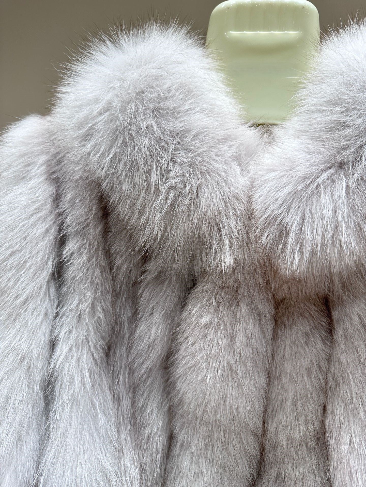 Fox fur coat