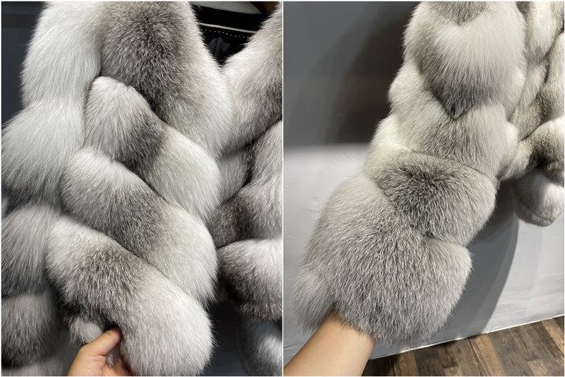 Fox fur coat