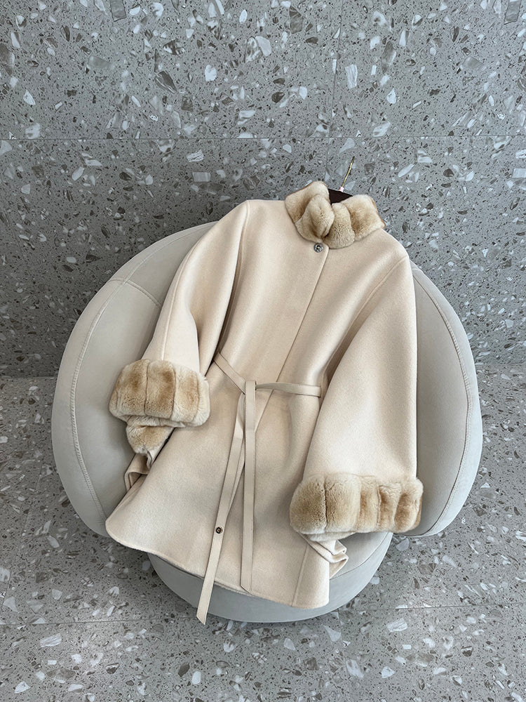 Cashmere Cape Rabbit Fur