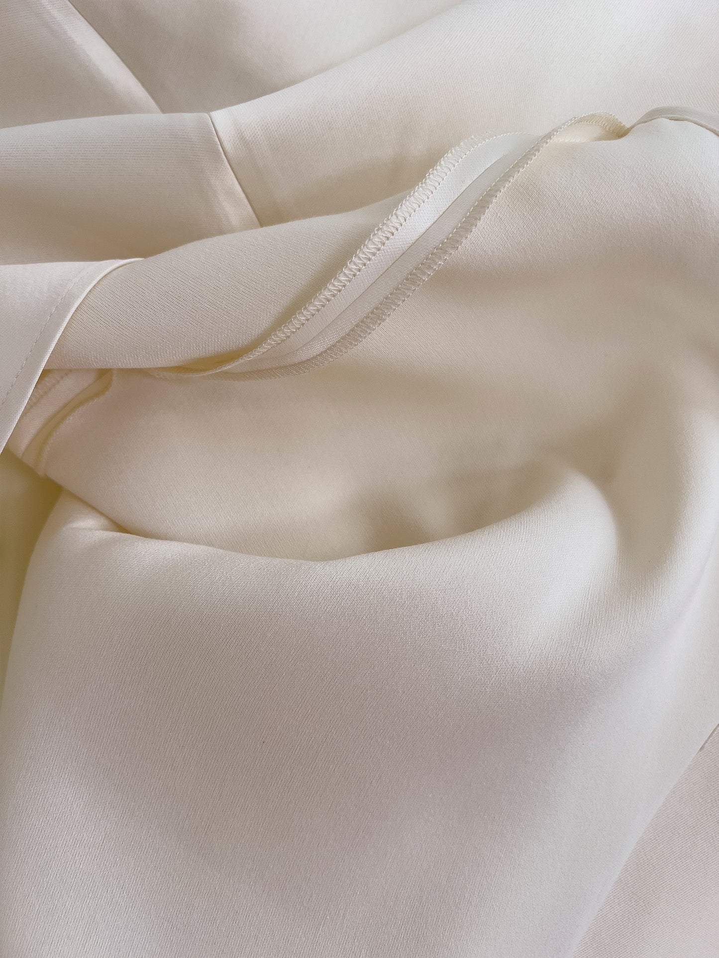 French Vintage Satin Dress