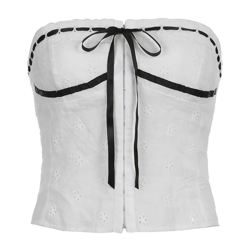 Jacquard tube top