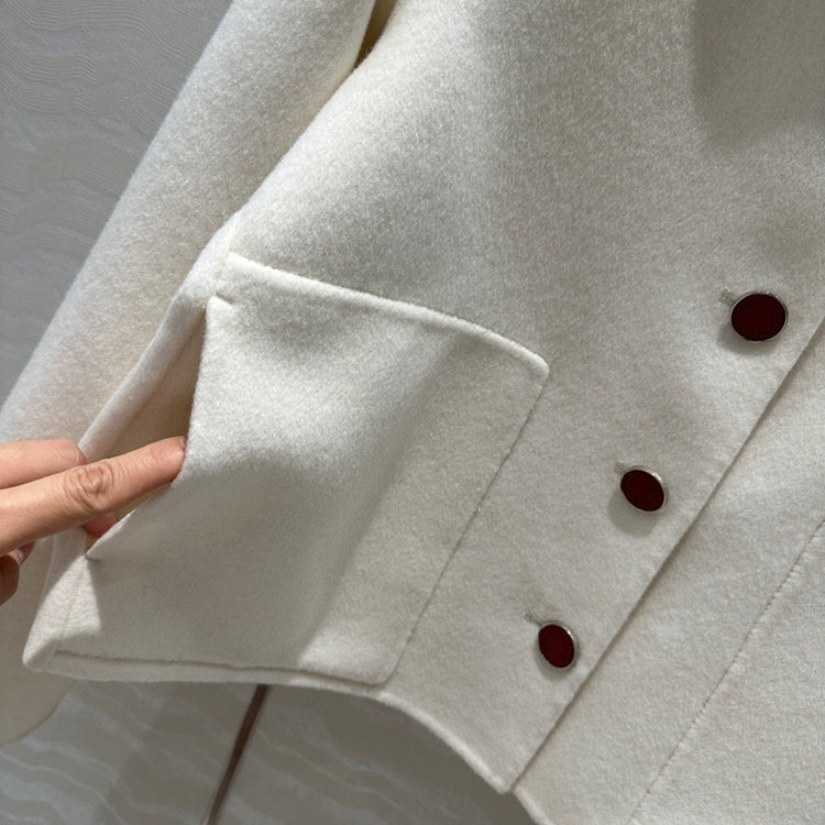 Double-faced cashmere jacket