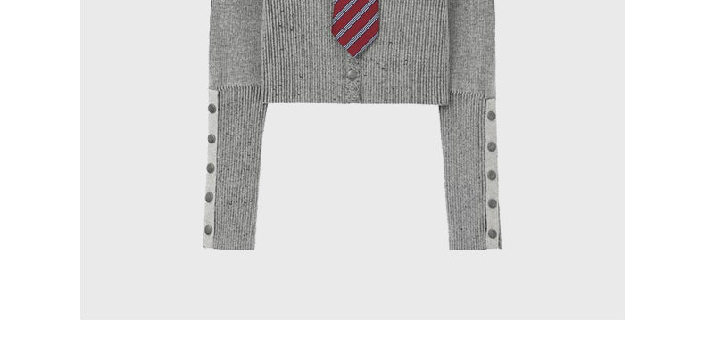 Preppy style short camisole sweater