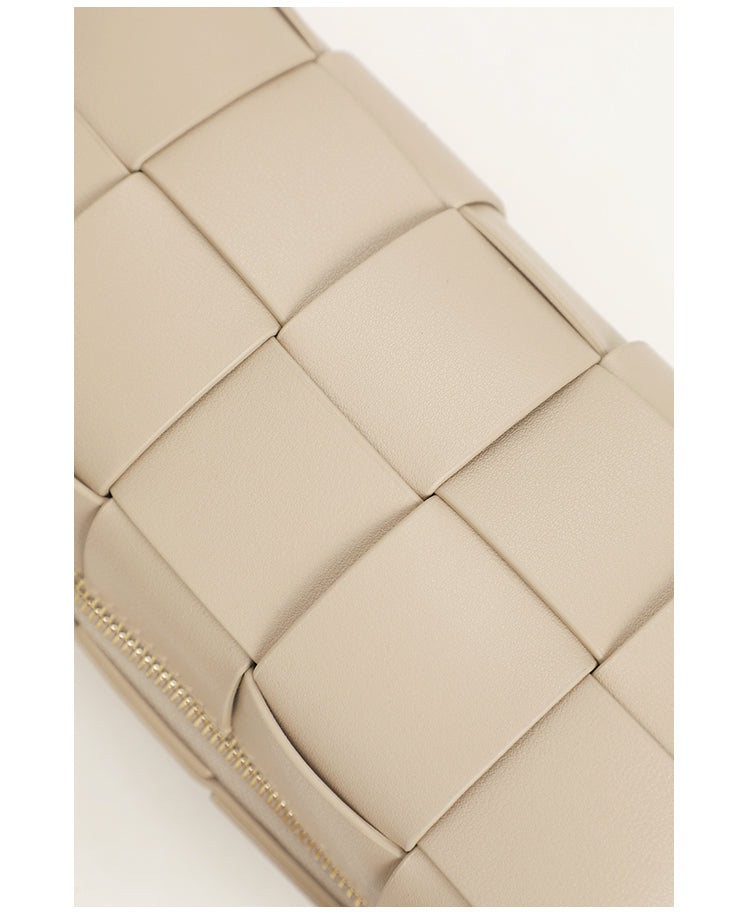 Genuine Leather Mini Crossbody Handbag