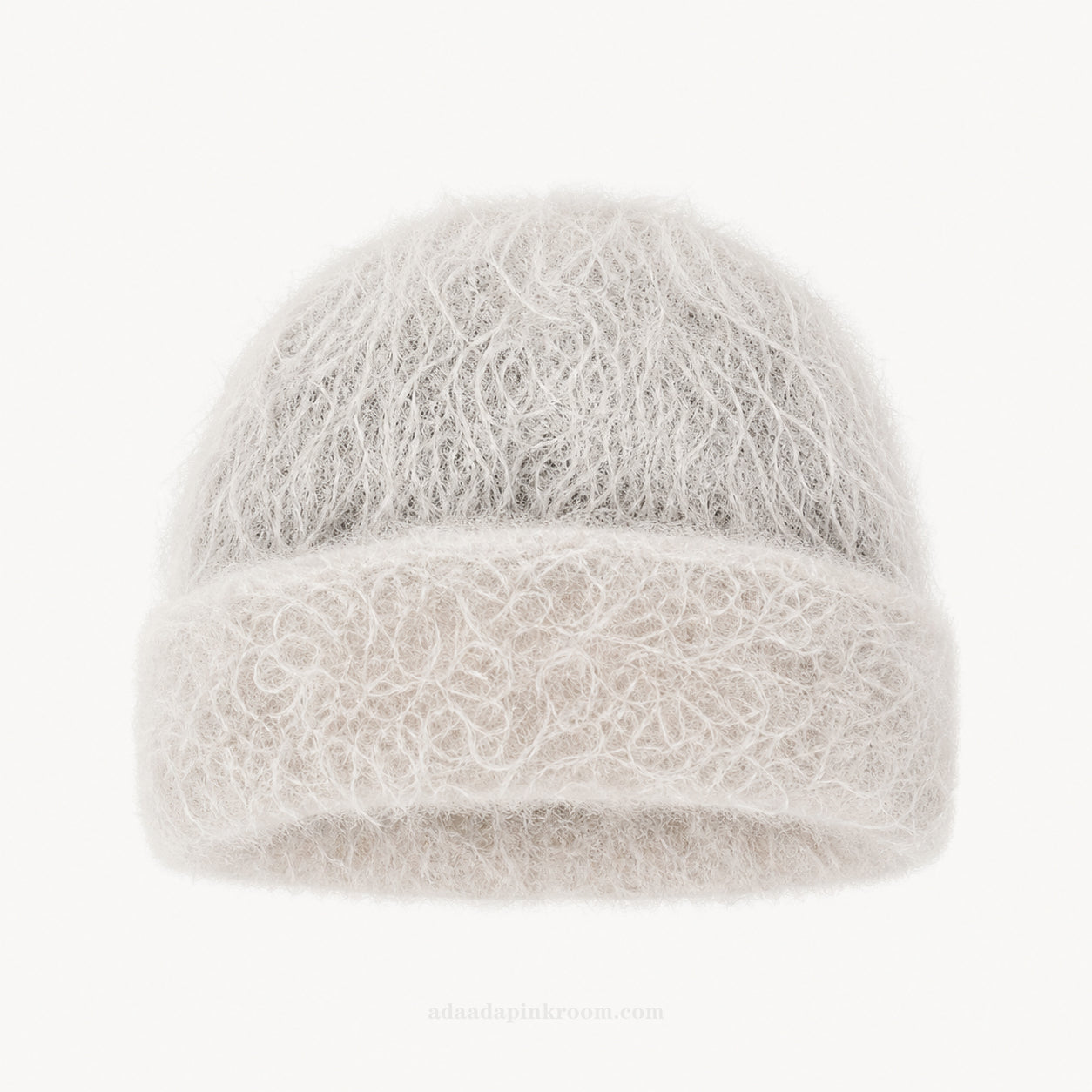 FUZZY KNIT BEANIE