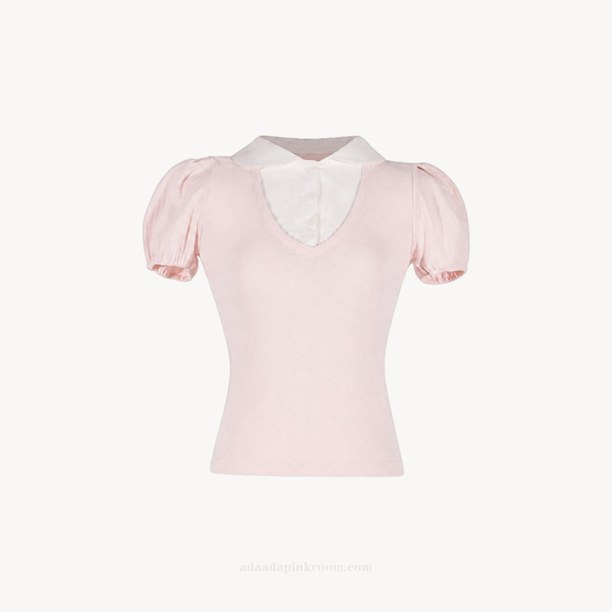 Puff Sleeve Knit Top