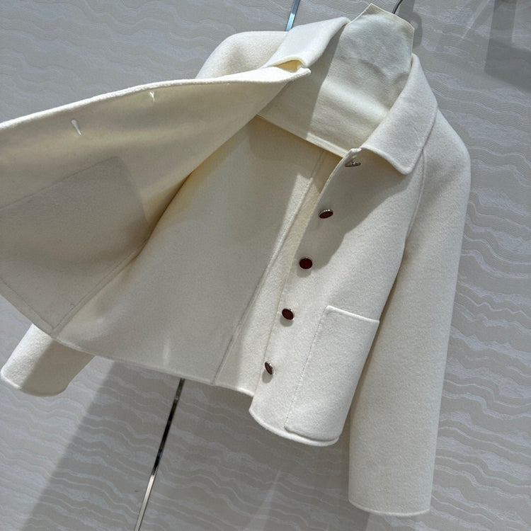 Double-faced cashmere jacket