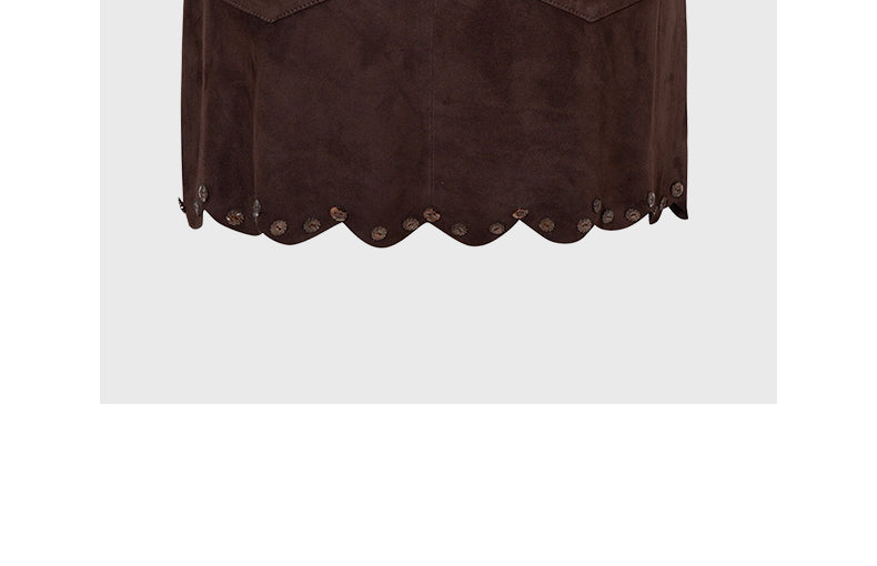 American retro short skirt